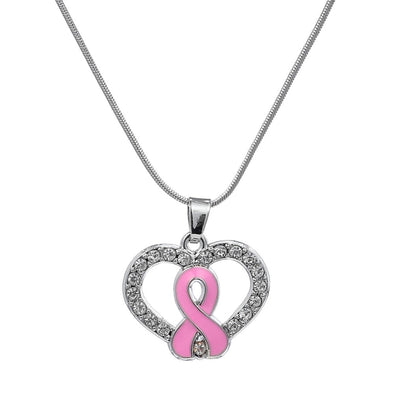 Breast Cancer Awareness Necklace/Earrings