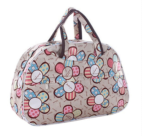 Floral-Print Overnight/Weekender Bag