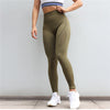 High-Waist Yoga Pants (Green)