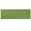 Line-Guided Eco-Friendly Yoga Mat (Green)